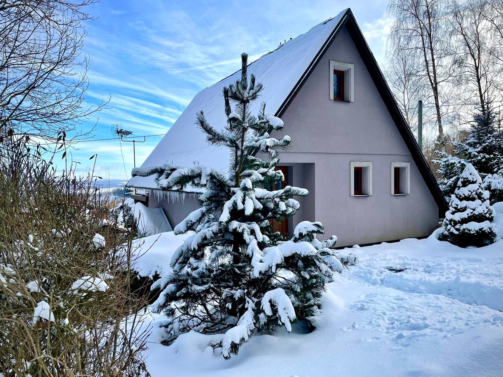 Rekreacni Horska Chata Na Nove Vsi 90 Dolní Moravice Dış mekan fotoğraf